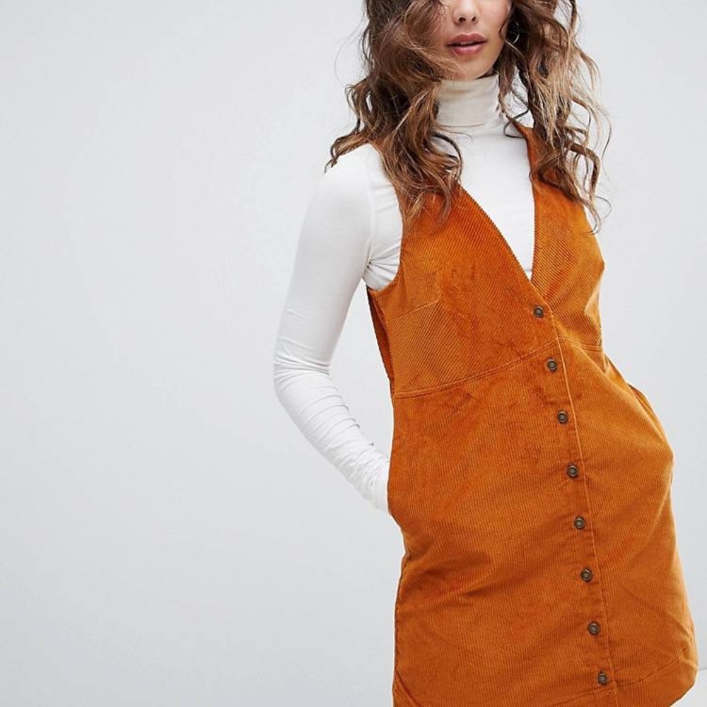F R E E P E O P L E Rolling Thunder Corduroy Dress - image 1